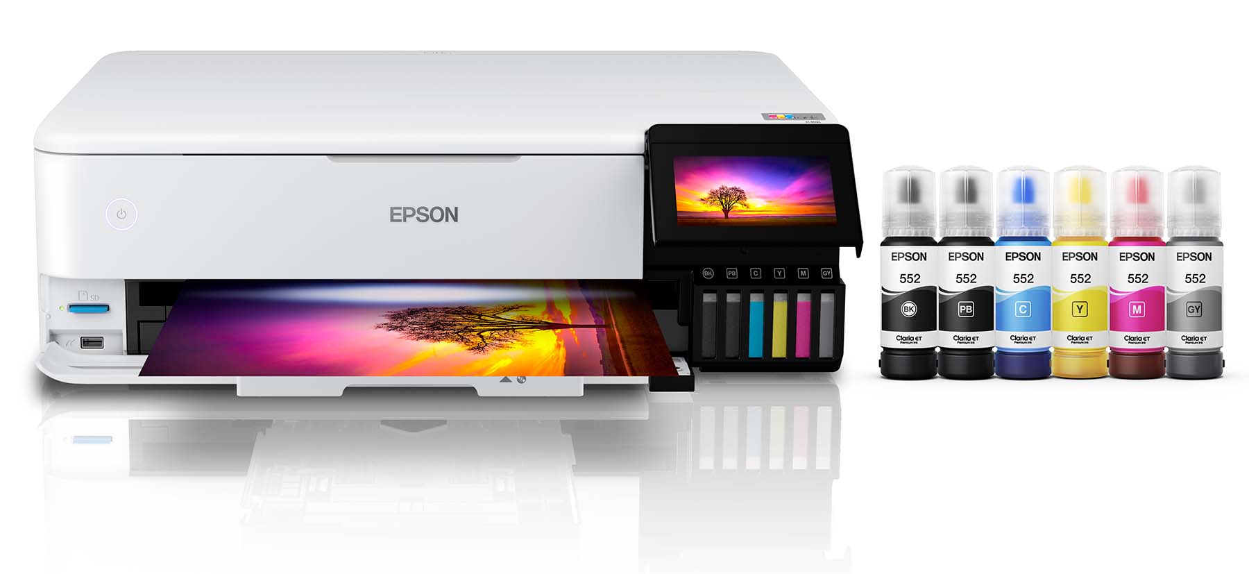 Epson EcoTank Photo ET-8500 Wireless All-in-One Supertank Printer